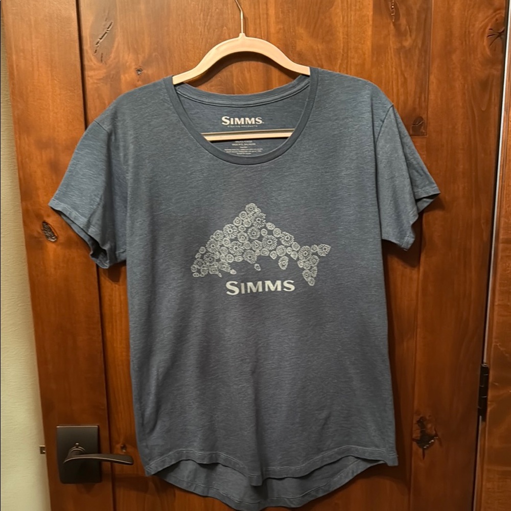 Simms Blue Graphic T-Shirt